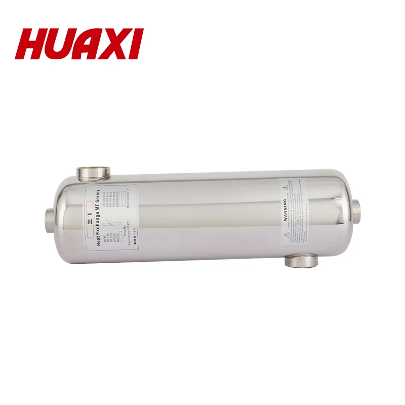 Factory Wholesale Stainless Steel Shell and Tube Pool Heat Exchanger Efficient Water Heat Pump for Swimming Pool