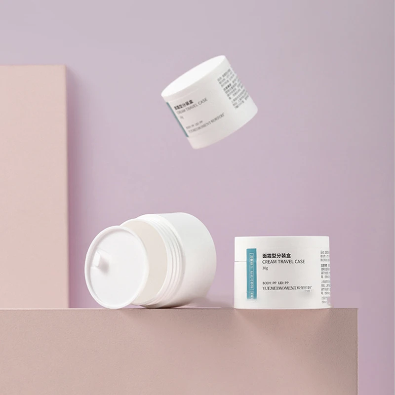 5g 10g 15g 20g 30g 50g Eco Round White Cosmetic Packaging Plastic PP Matte Finish Jar