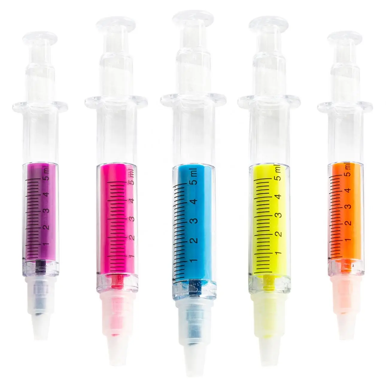 
 Рекламный подарок, креативный дизайн в виде шприца, Цветной маркер, маркеры, разноцветные маркеры, маркеры, маркеры  