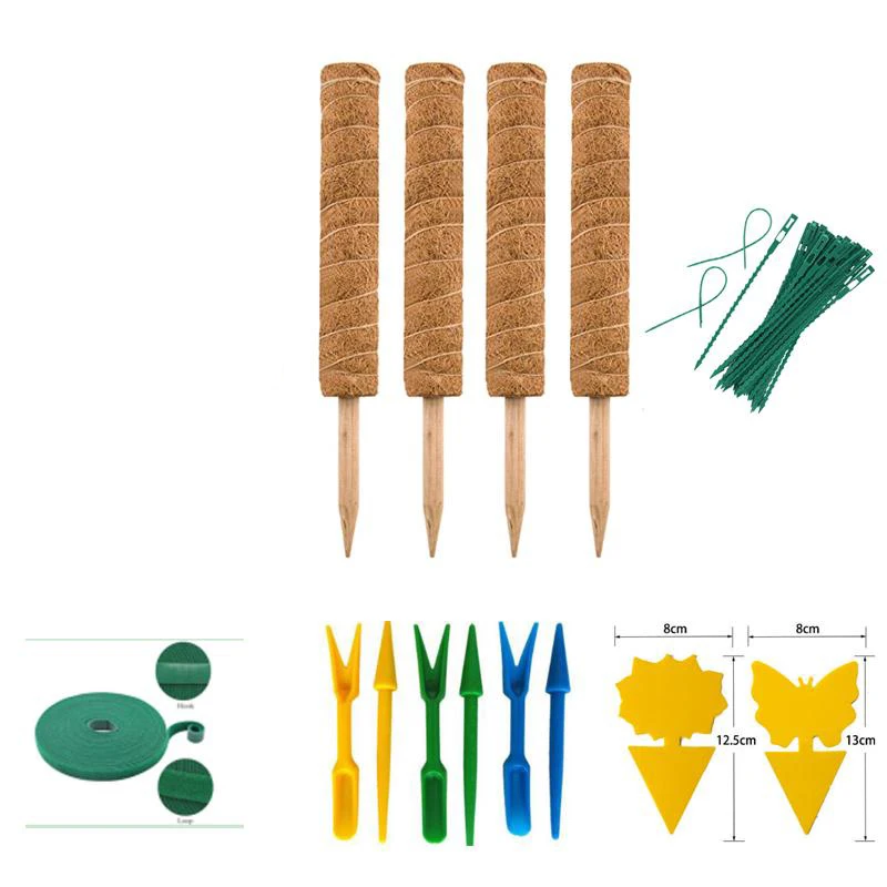 Bun Moss Pole Mossstick Peat Spag 14 58 Houseplant Poles Stick North Plant Pins Ties 5 Orchid Stake Totem 36 3D 48 Flowers