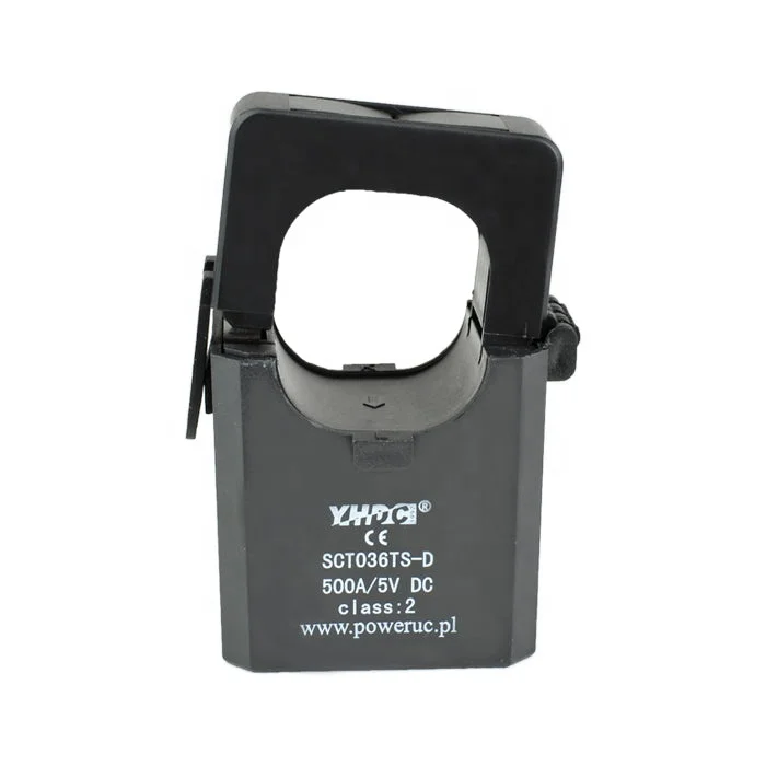 SCT036TS-D  36mm diameter 100A AC/1V DC  split core current transducer AC current clamp terminal output