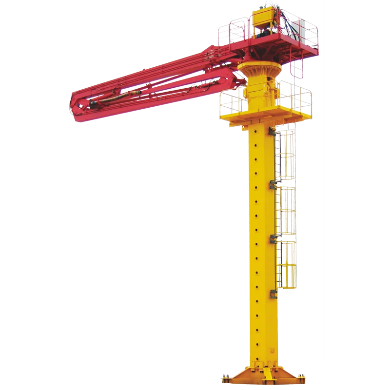hydraulic type stationary self-climbing hgc33d concrete placing boom 18m 22m 28m and 32m for rental