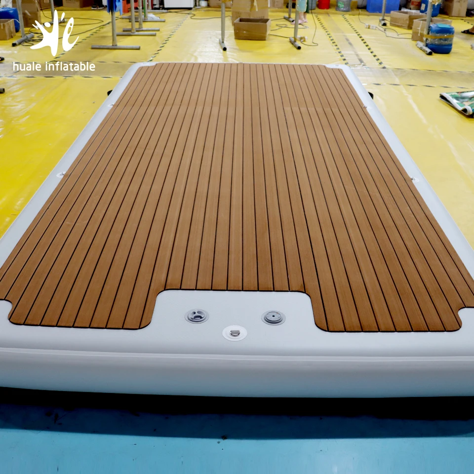 Custom Inflatable Heavy Load Portable Yacht Sea Sup Paddle Board Jet Ski Water Prices Dock Swim Platform Floats Floating Dock