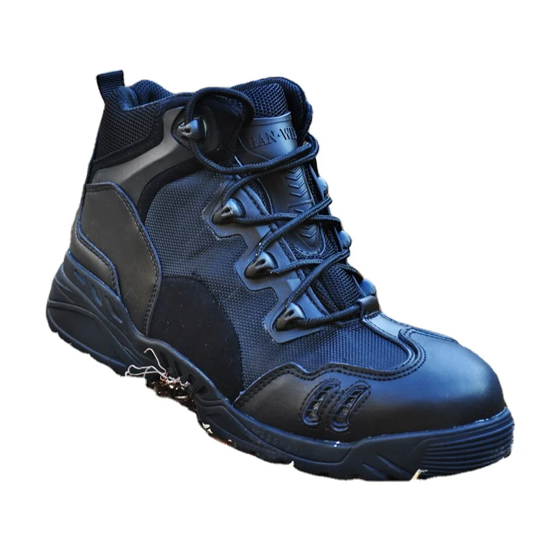 New Waterproof Mountain Climbing Sneakers Hunting Best Men Stylish Outdoor Hiking Shoes Black Military