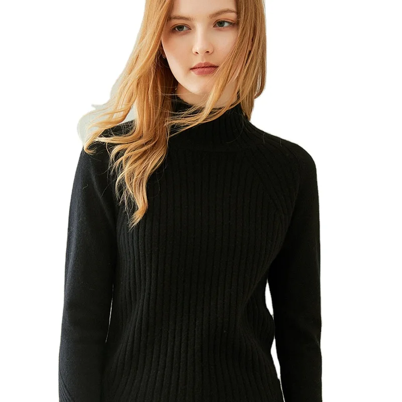
100%Cashmere Sweaters Women Pullovers WHITE BLACK CAMEL Knitted 