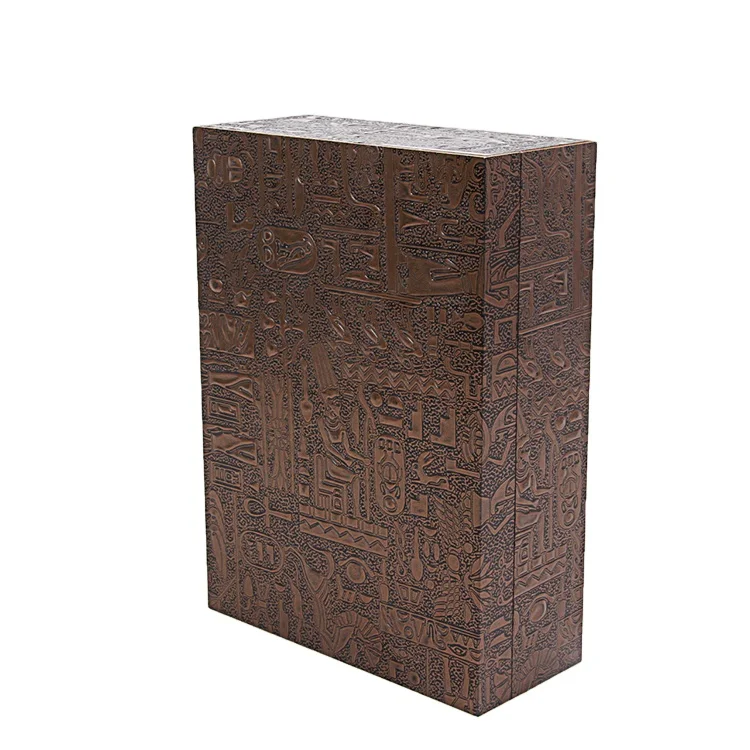 Wooden Box Custom Printed Logo Clamshell Rectangular MDF Wooden for Tea Wood Gift & Craft Plywood Custom Size Accepted Six Times