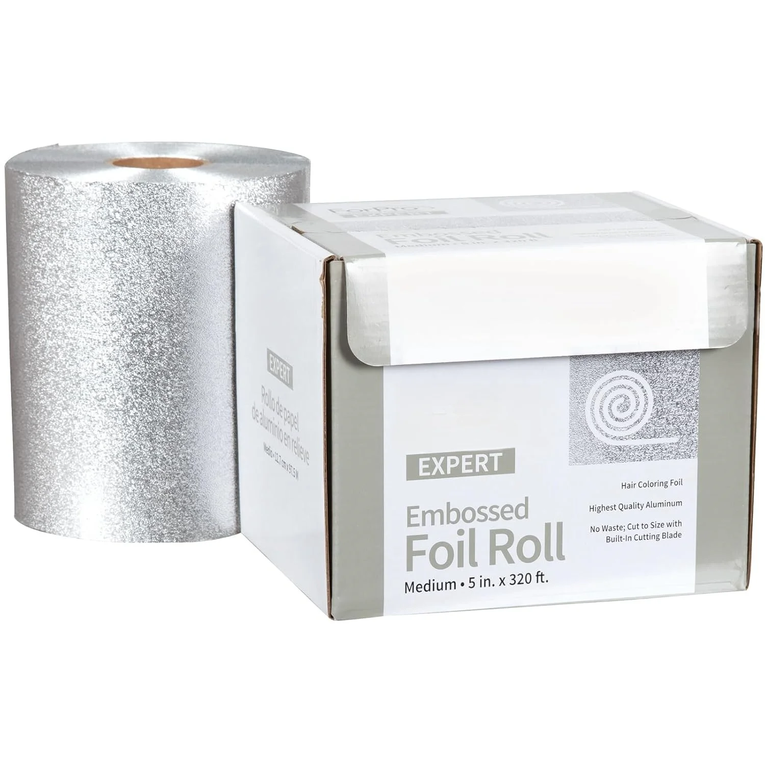 Custom OEM Hair Foil Packed By Box Pop Up Foil Sheet for hair color aluminum hairdressing foil sheet for salon