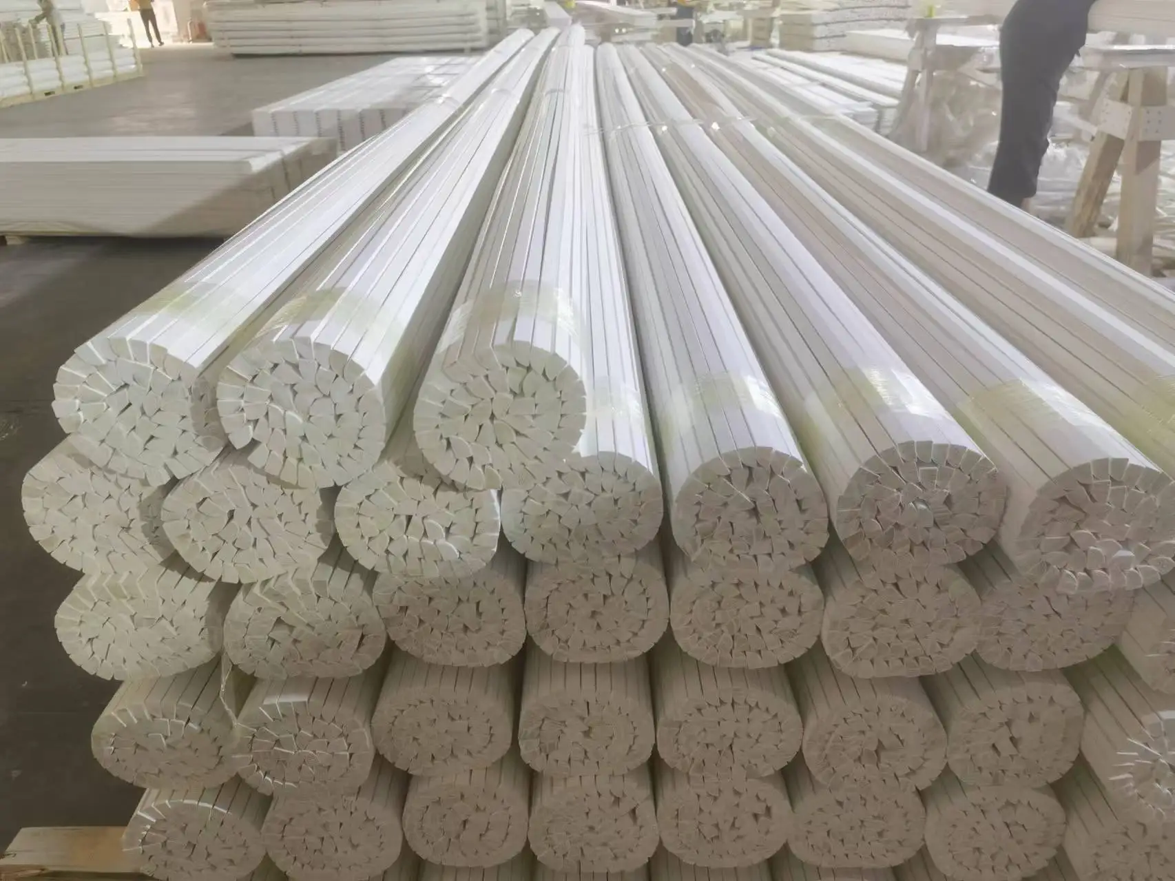 Modern Shoe Moulding Water Proof Trim White Primed Wooden Quarter Round Wood MDF Small Moldings