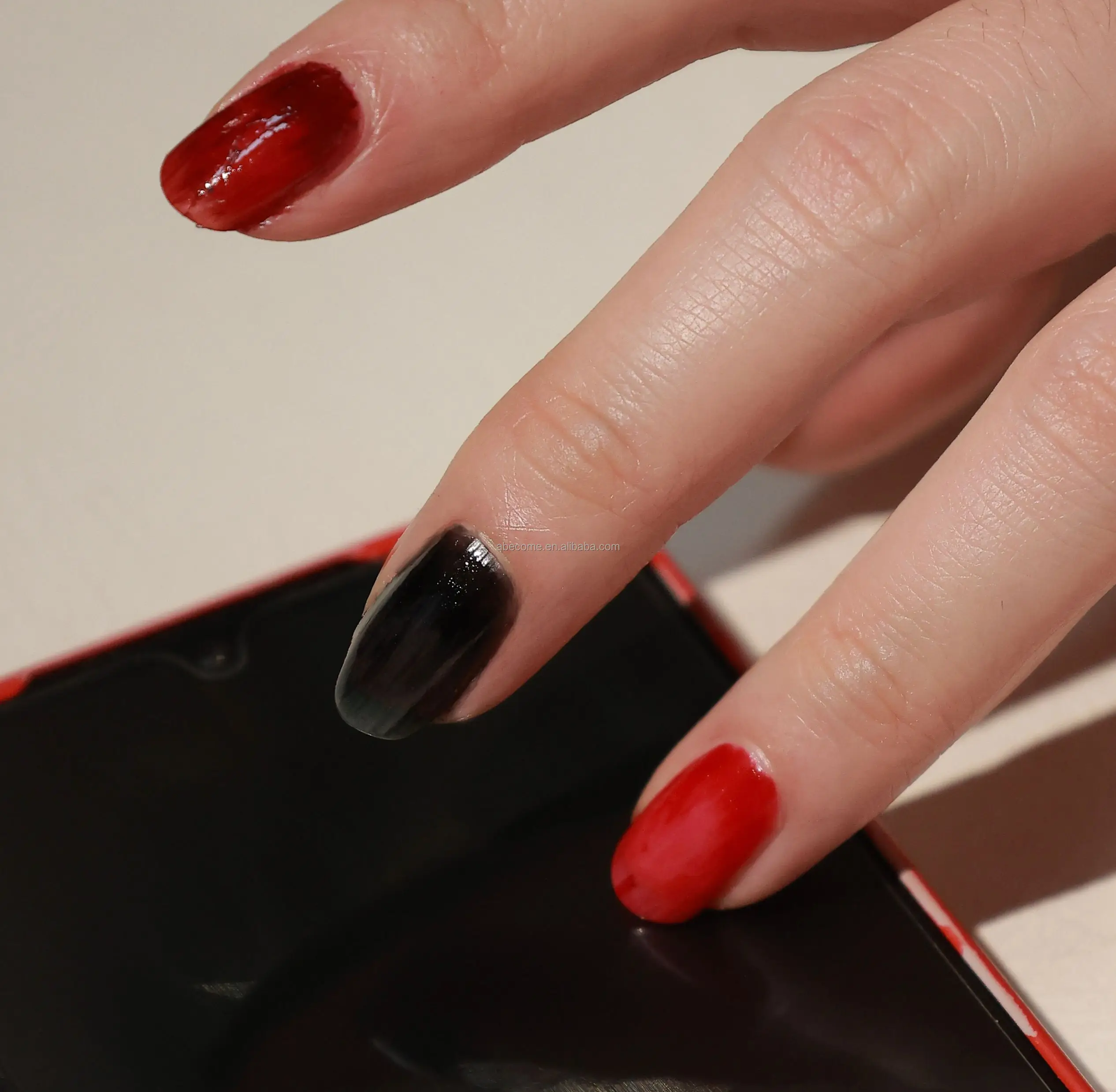 Mehndi finger dip henna stencil nail art stamp 10ml henna polish  wholesale or customize for wedding party wholesale henna