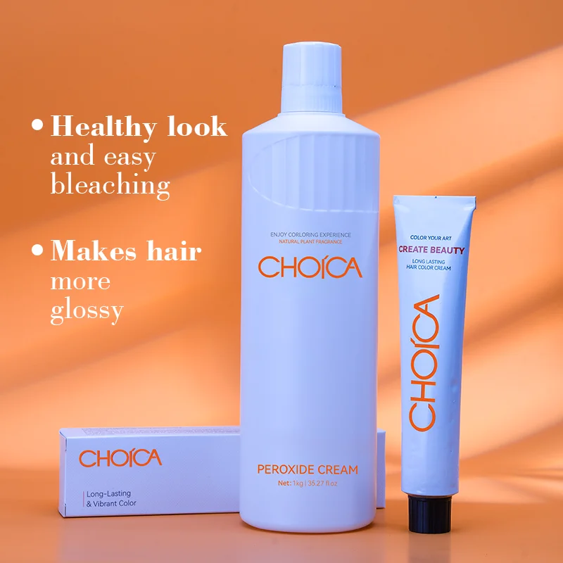 Wholesale 1kg Hair Developer Peroxide Professional Color Salon No Ammonia Hair Oxidant Cream