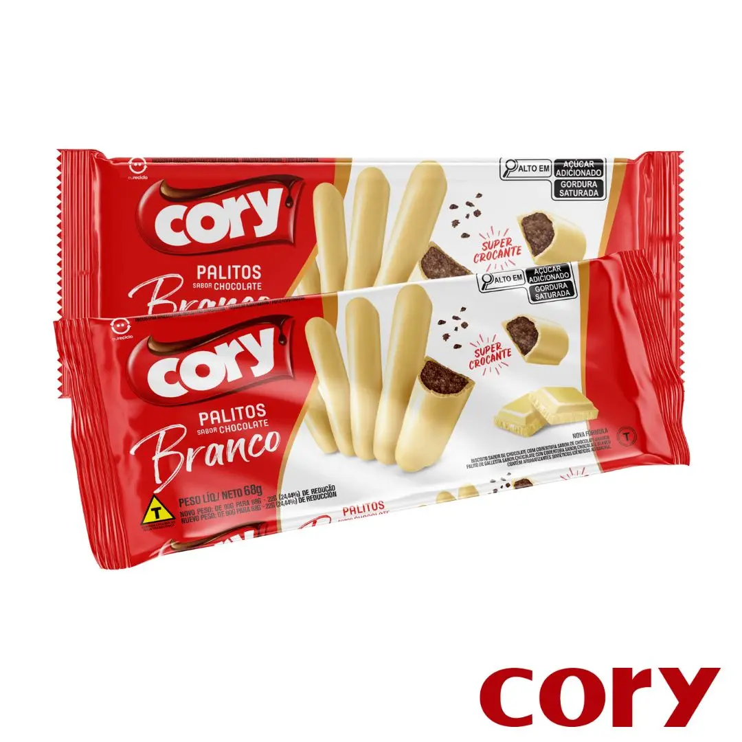 (PALITOS CORY) печенье на пальцах шоколад с белым шоколадом в покрытом-вкусное и сладкое из Бразилии