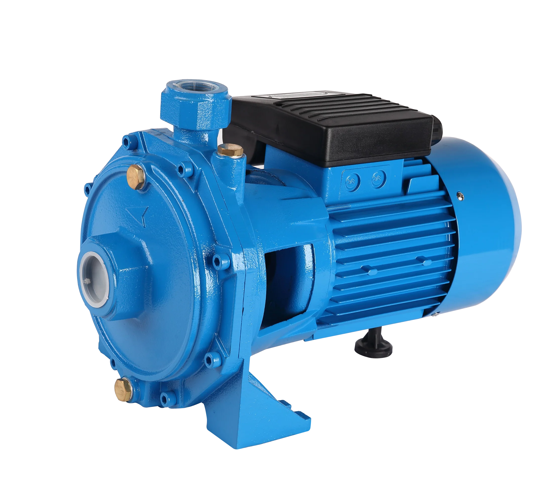 High Head Centrifugal Water Pump 4KW AC Motor Double Impeller Three Phase Steel Construction for Irrigation and Agriculture