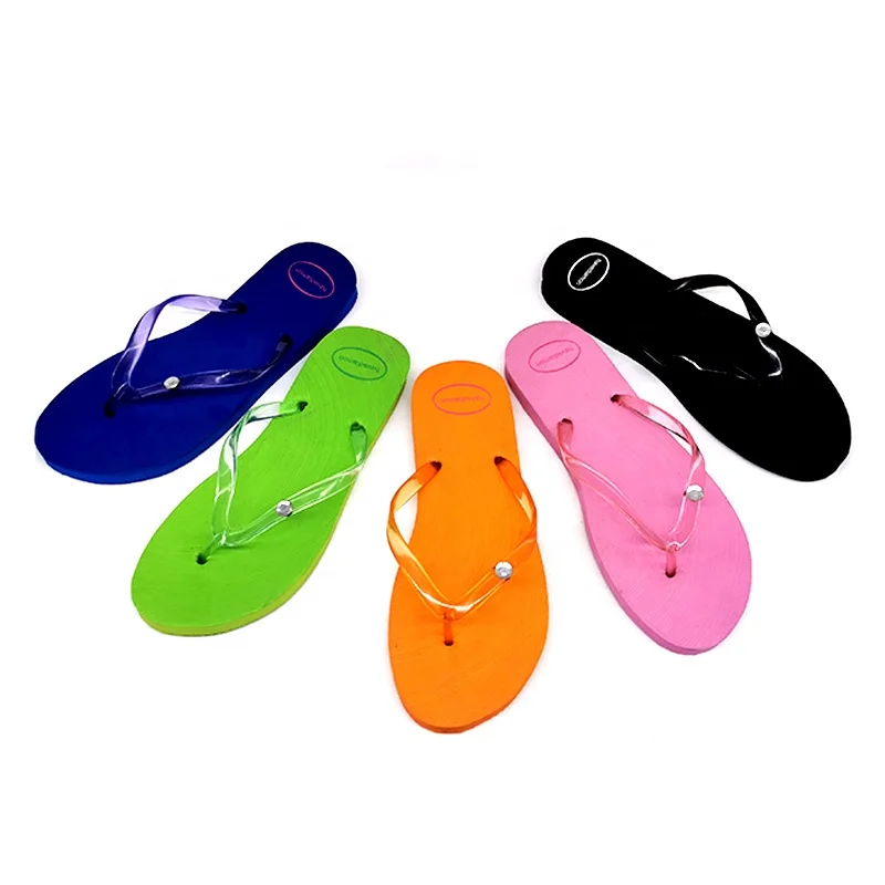 New Design Ladies Stylish Flip Flop Pe Material Slippers PE Beach Flip Flops Flip Flop  Men High Quality Sandals Slide
