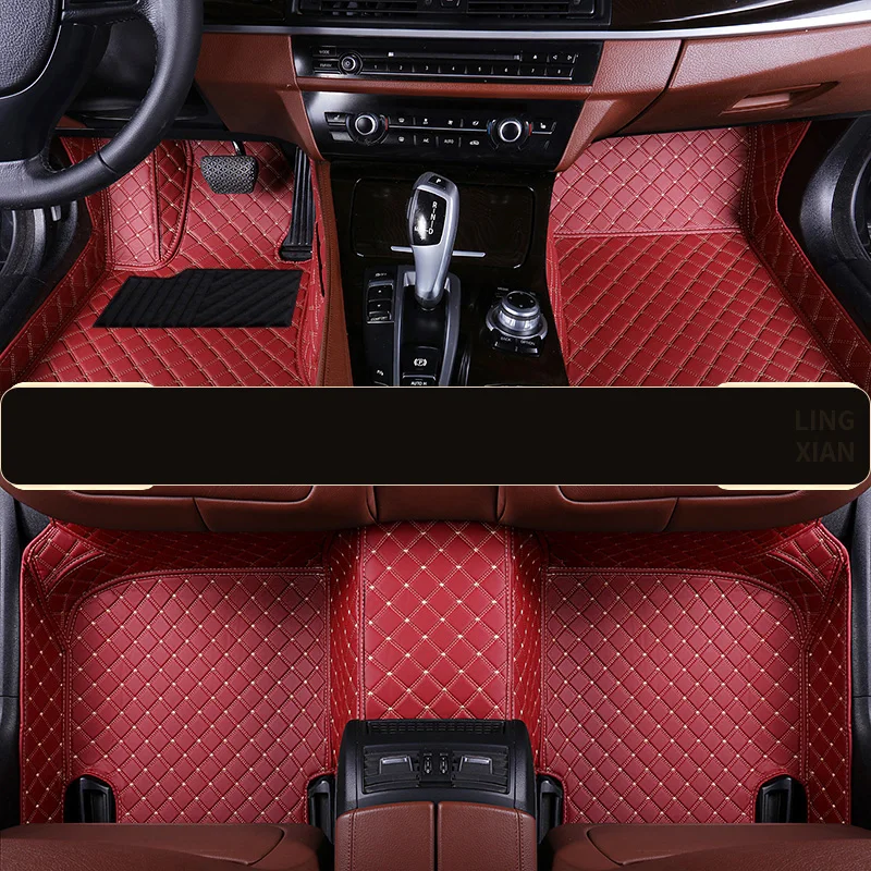 Car floor mats for toyota 4runner lc prado 150 prius volkswagen caddy golf tpe vw passat b6 winter honda civic 2016