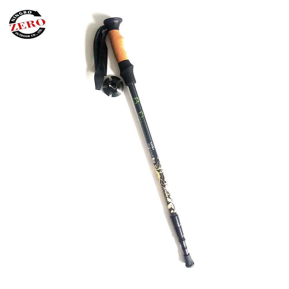 
Aluminum Alloy For Women Men Kids Children Lightweight Adjustable Red Trekking Pole Walking Stick Alpenstock 