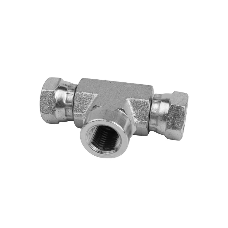 Carbon Steel FP-FPS-FPS Y Tee Hydraulic Swivel Pipe Fittings and Adapters