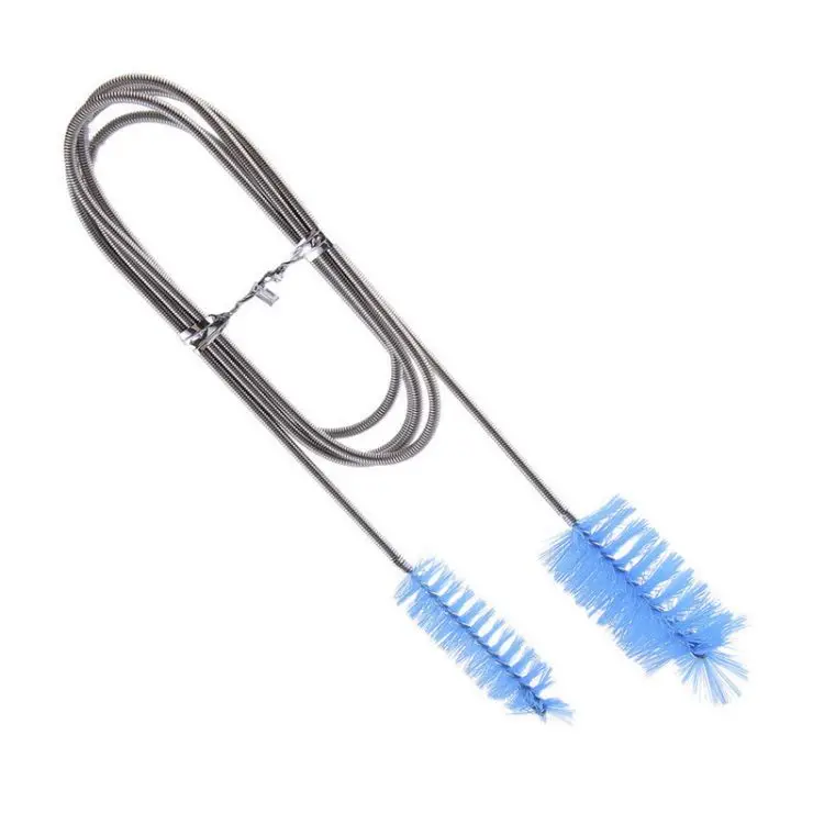 Aquarium Accessories  Cleaning Tools Spring Double Headed Long Handle Cleaning Brushes For Aquarium Glass Water Inlet