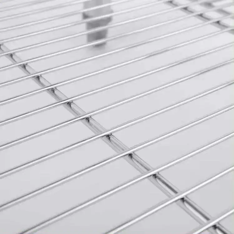 2 Tier Stainless Steel Commercial Grade Work Table Steel Wire Shelf for Kitchen Hotel Restaurant Equipment