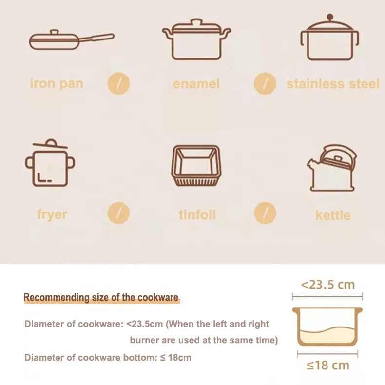 Multifunctional household induction cooktop induction cooker electric pottery oven