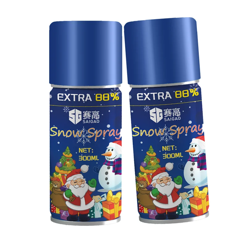 Weeding snow spray OEM celebration Wholesale Aerosol Snow Spray  holi party carnival factory sale Christmas party snow spray