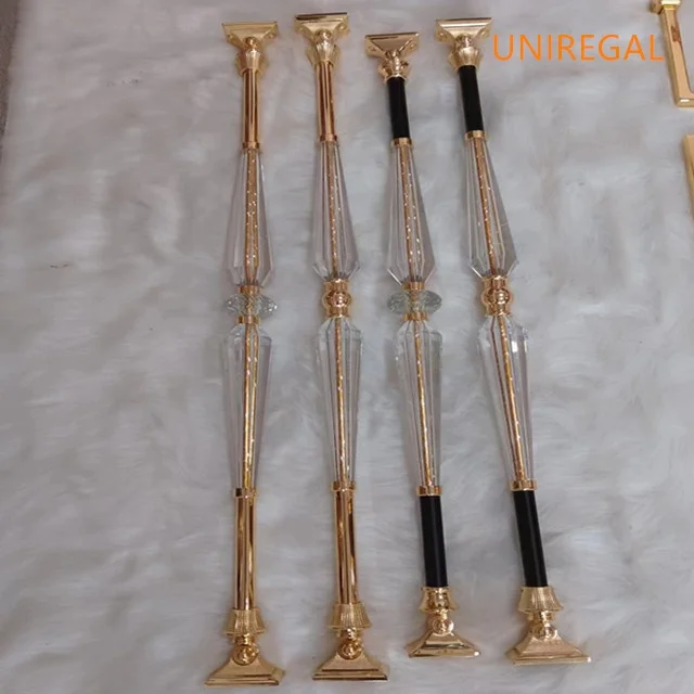 Top-ranking suppliers Villa/Bar Aluminum Alloy Acrylic Stair Case Metal Balustrade Handrails/Railing