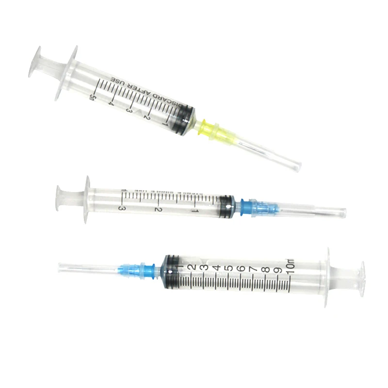 Chenye 3 Parts Disposable 5ml 5cc Injection Syringe With 16g-30g Needle