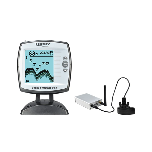 Lucky bait boat fishing sonar FF918S-WL 3.9inch Dot-Matrix Display with Wireless Long-distance