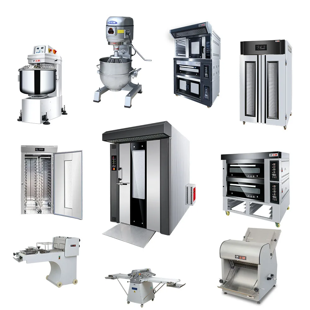 Complete Bakery Machines Industrial Full Set Bread Cake Baking Equipment Oven for Bakery Sale
