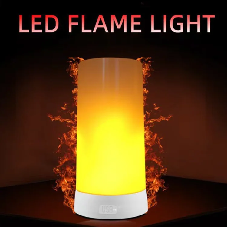 Рождественская Светодиодная лампа с эффектом мерцания