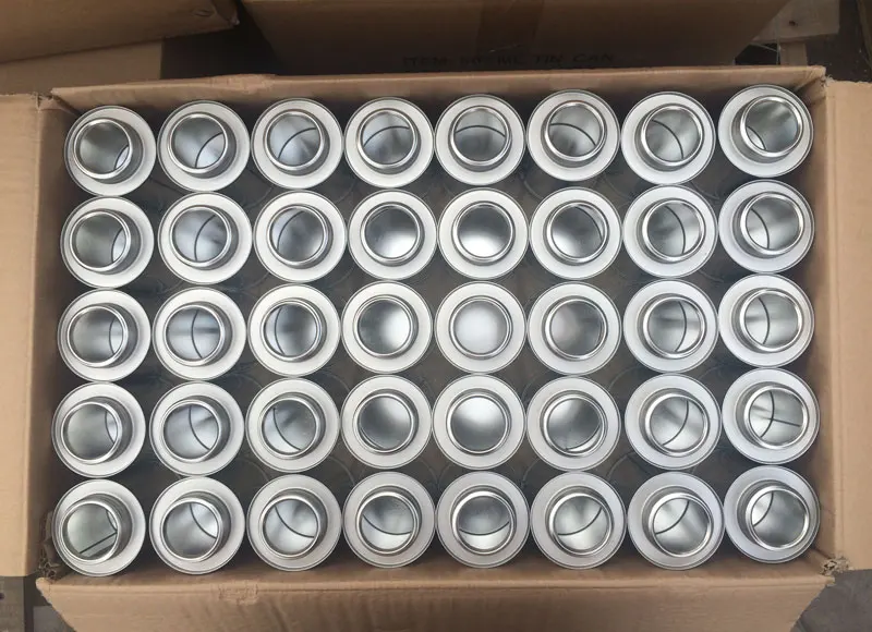 237ml(8oz) screw top tin cans cap with dauber