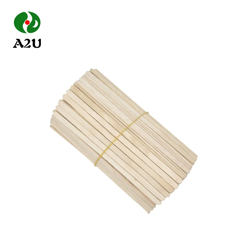 Individually Wrapped Wooden Coffee And Tea Making Tools Stir Sticks