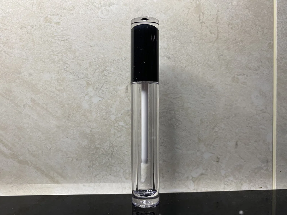 Double Side Plastic Cosmetic Packaging Lipgloss Wand Tube Empty Lip Gloss Tube Container 6ml