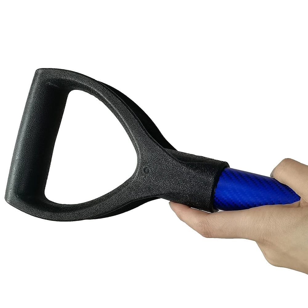 1.25 inch 32*28mm Pultruded Carbon Fiber And Fiberglass Round Tube With D Shape Handle For Snow Shovel