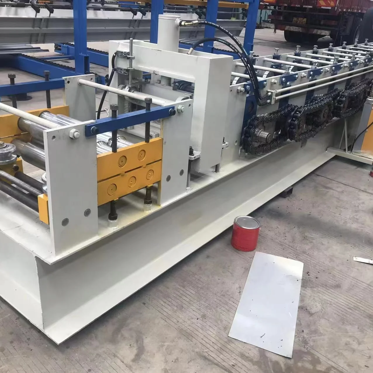 Fully Automatic Sheet Steel Cold Plate Walk Board U Scaffolding Planks Deck Roll Forming Machine