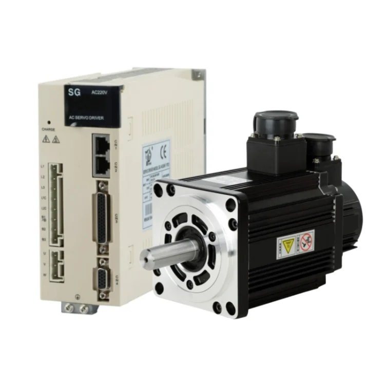 220V 0.6 1.2 1.5 1.8 2Kw 2 4 5 6 8 6 12 15 18 24N.m 3000 rpm 110mm series AC Servo Motor