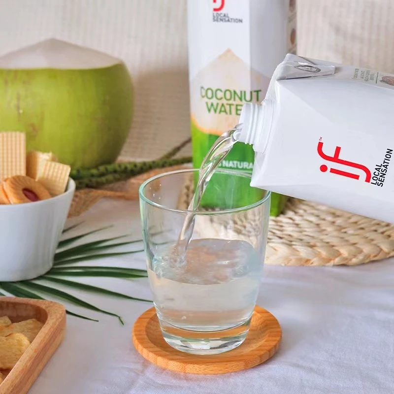 private label Wholesale Fruit beverages coconut water natural organic healthy beverage soft Carbonated drinks