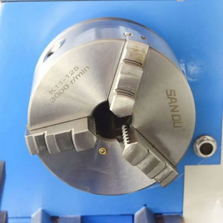 ANDUUK K11-80/100/130/160/200 Lathe Chuck 3 Jaw Self-Centering K11-125 Sanou Brand 3 Jaw Chuck Metal Chuck for Mini Metal Lathe