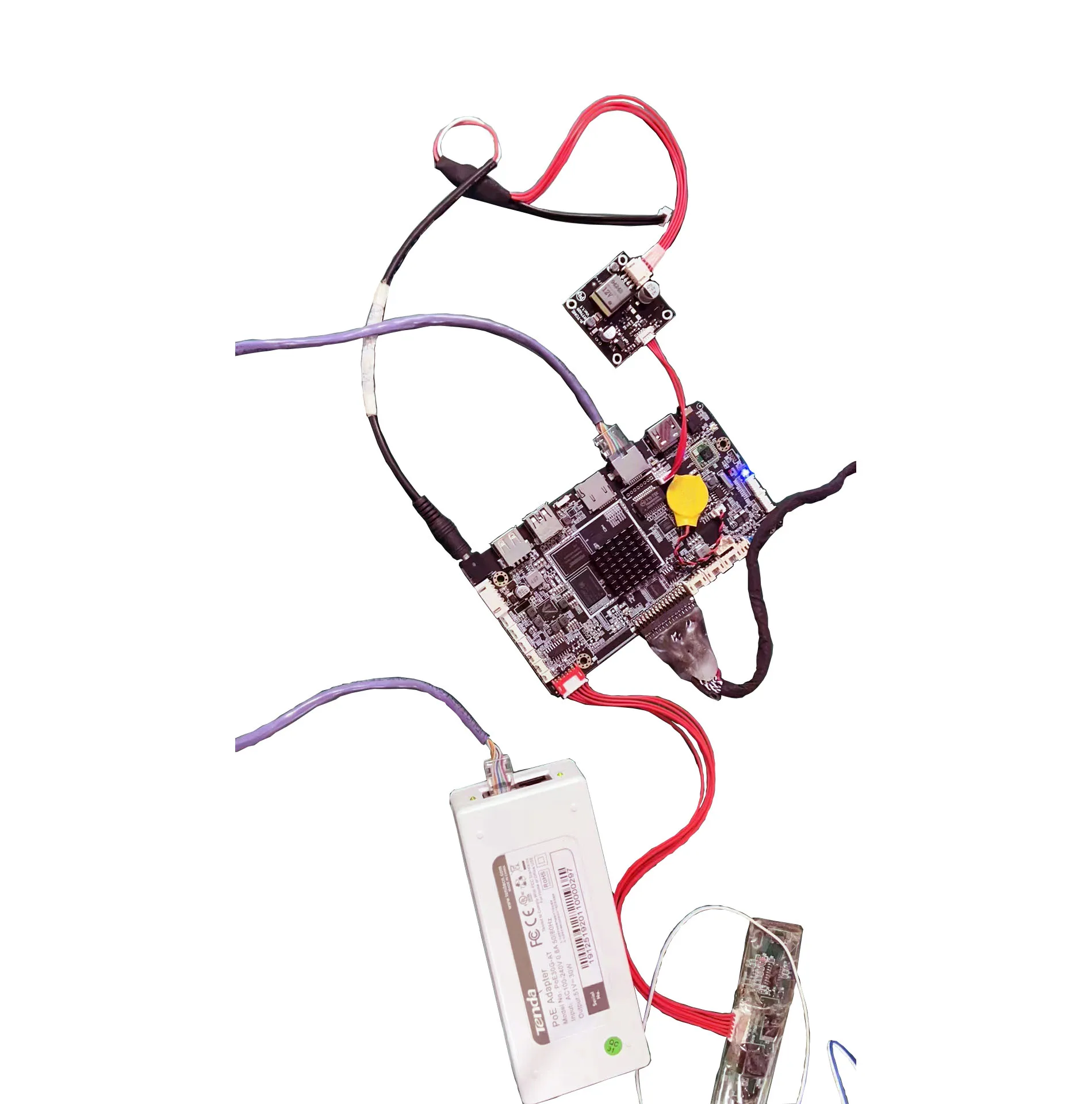 cheap industrial grade RK3566 YF-023D USB 3.0  RJ45 5G  Android smart door bell Motherboard with POE parts function