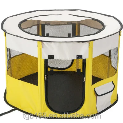 Manufacture Portable Eight Panel Octagonal Cage Oxford Folding Wholesale Dog Polygon Production Room
