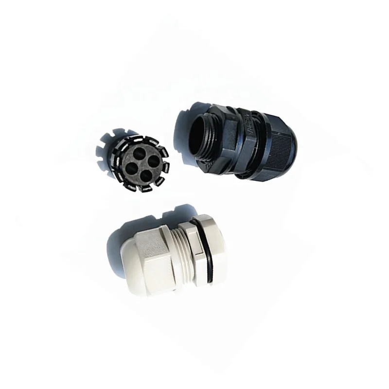 Porous rubber plug MG25A type plastic IP67 waterproof hose gland CE ROHS Nylon cable glands