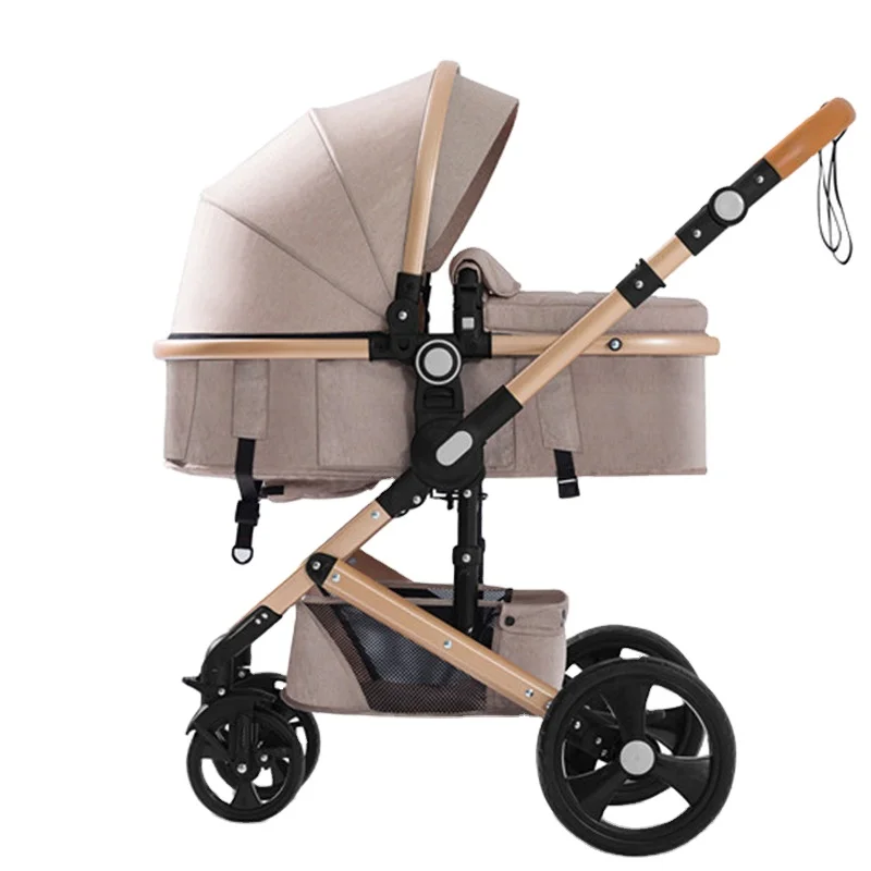 Factory wholesale Luxury 3 in 1 baby stroller with car seat bebek arabasi kinderwagen baby pushcair for 0-3 years old baby