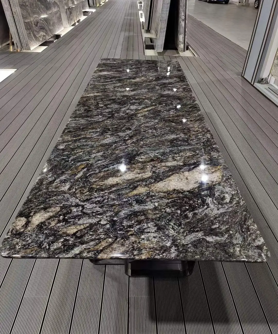 Beautiful pure shining Metallicus Quartzite Calcite Tile Quartzite for home decoration