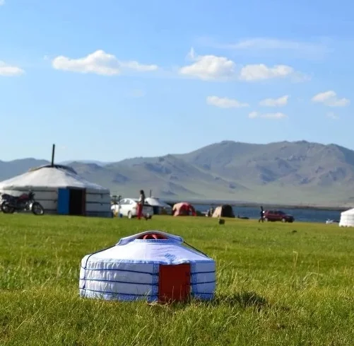 Metal Mongolian Yurt Steel Bamboo Yurt for Sale