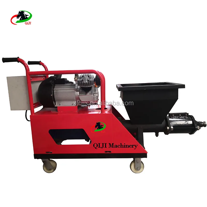 new putty plaster waterproof material cement mortar spray paint spraying machine