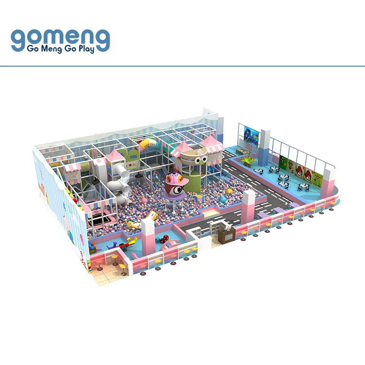 Factory Direct Sale Fast Food Restaurants Amusement Kids Indoor Playground Equipment for Shopping mall