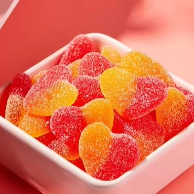 Wholesale halal OEM bulk packing soft chewy watermelon gummy jelly candy SWEETS bulk
