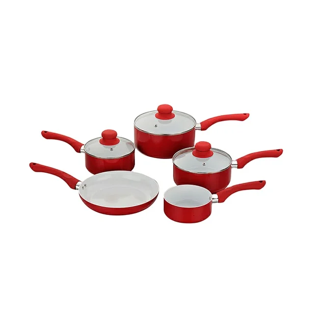 Алюминиевое керамическое антипригарное покрытие для домашнего использования, набор посуды для приготовления соуса