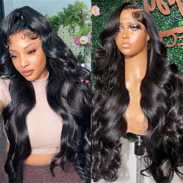 Transparent HD Lace Frontal Closure Wigs Vendor Wholesale Virgin Vietnamese Raw Hair Wigs Human Hair Body Wave Human Hair Wigs