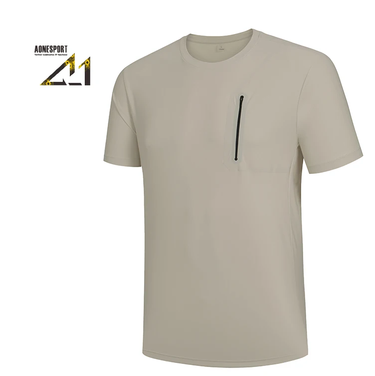 Модная Спортивная футболка в стиле хип-хоп Уличная мужская Повседневная 2024 летняя черная цвета хаки с коротким рукавом Футболка большого размера