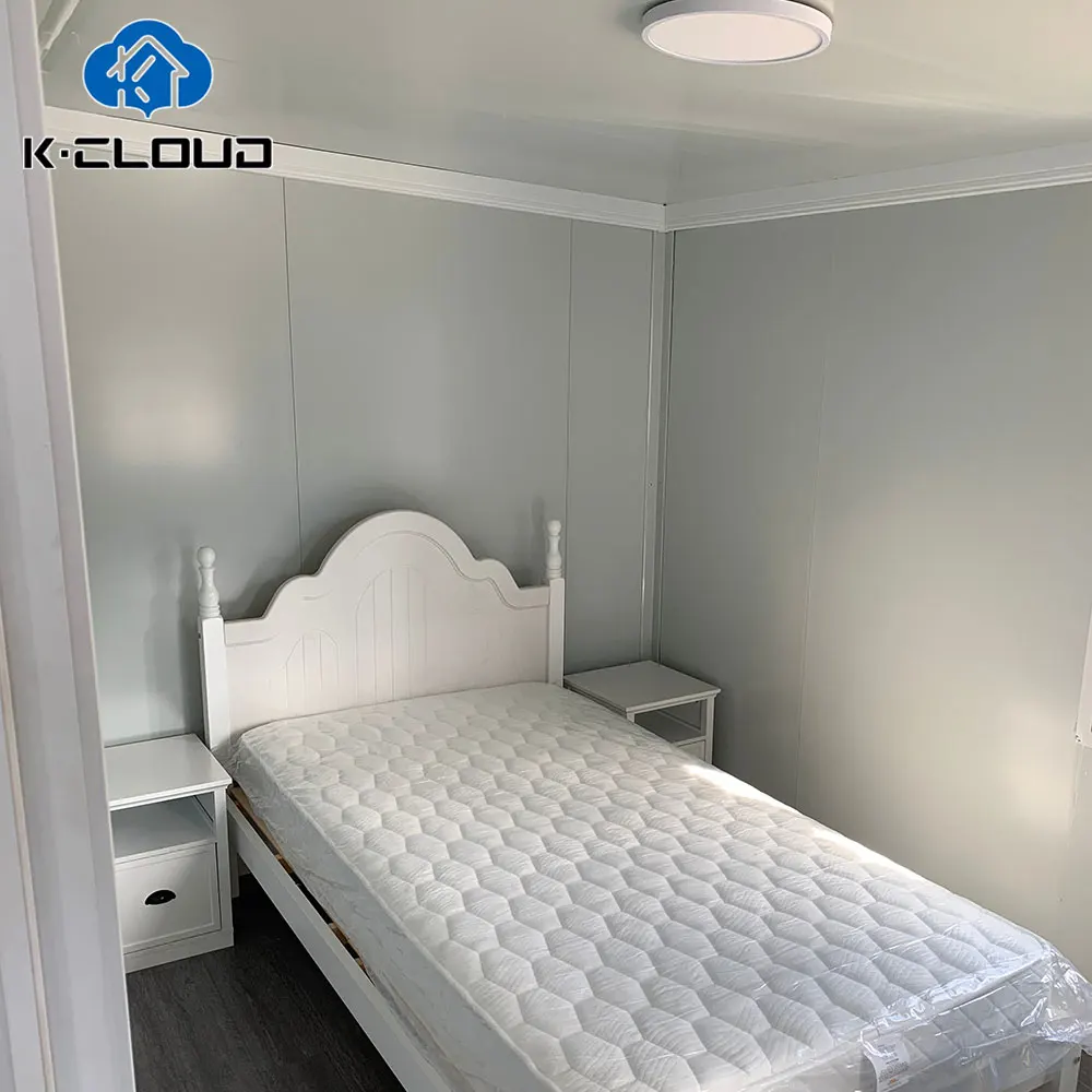 Australia Granny Flat 20Ft 40Ft Prefab Expandable Container House Steel Tiny Prefabricated Villa Two Bedroom With Kitchen